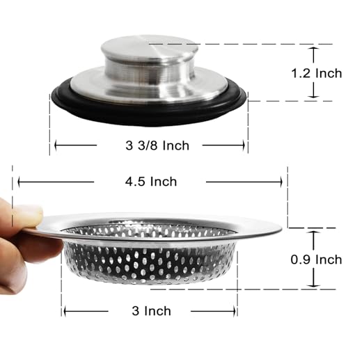Kitchen Sink Strainer and Stopper E7277