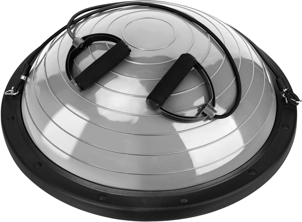 Half Balance Ball Trainer with Resistance Bands and Foot Pump T87669